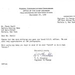 1959 - FCC letter